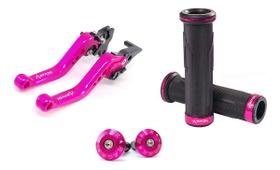 Kit Manete Manopla Peso Tampa Xre Falcon Tornado Sahara