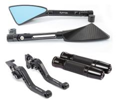 Kit Manete Manopla Retrovisor Cb300r Nh190 Strada Twister