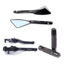 Kit Manete Manopla Retrovisor Er 6n Er 6f Ninja 650r