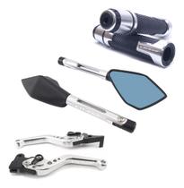 Kit Manete Manopla Retrovisor Esportivo Cb300f Twister Laser
