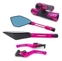 Kit Manete Manopla Retrovisor Fazer 250 150 Fz25 Fz15 Abs