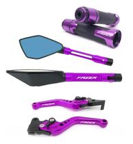 Kit Manete Manopla Retrovisor Fazer 250 150 Fz25 Fz15 Abs