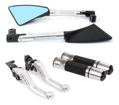 Kit Manete Manopla Retrovisor Intruder 125 Yes 125 Riva Kit Manete Manopla Retrovisor Intruder 125 Yes 125 Riva