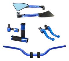 Kit Manete Manopla Retrovisor Peso Guidão Mt03 Mt 03 Mt-03
