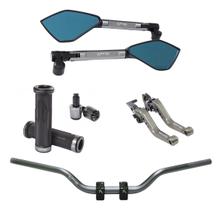 Kit Manete Manopla Retrovisor Peso Guidão Next 300 Next 250