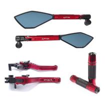 Kit Manete Manopla Retrovisor Yzf R3 R-3 Mt03 Mt-03 Kit Manete Manopla Retrovisor Yzf R3 R-3 Mt03 Mt-03