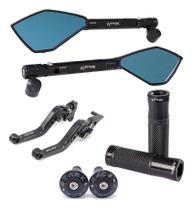 Kit Manete Peso Manopla Retrovisor Tenere Factor Fazer Xtz