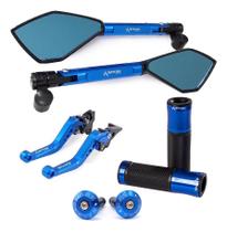 Kit Manete Peso Manopla Retrovisor Z400 300 Ninja 250 300 R