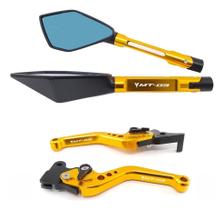 Kit Manete Retrovisor Esportivo Mt03 Mt03 Gravado A Laser