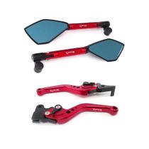 Kit Manete Retrovisor Kawasaki Z400 Z300 Versys 300x Z125 Z250 Kit Manete Retrovisor Kawasaki Z400 Z300 Versys 300x Z125 Z250