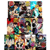 Kit: Manga Demon Slayer vol. 1 ao 10 - Panini Novos Lacrados