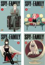 Kit Mangá Spy X Family Vols 1 Ao 4 Kit Mangá Spy X Family Vols 1 Ao 4