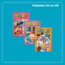 Kit Mangás One Piece 3 em 1 - Volume 04 ao 06 (Panini, lacrado)