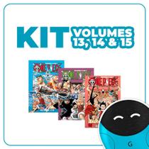 Kit Mangás One Piece 3 em 1 - Volume 13 ao 15 - Panini