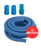 Kit Mangueira 10 Metros Com Duas Ponteiras E Um Adaptador