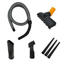 Kit Mangueira com 3un Bico Bocal e 3un Extensor Compatível com Aspirador Tekna Work 10 AAPW10-001