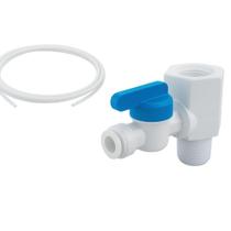 Kit Mangueira de 2M e 1 Registro Adaptador BRANCO E AZUL Kit Mangueira de 2M e 1 Registro Adaptador BRANCO E AZUL