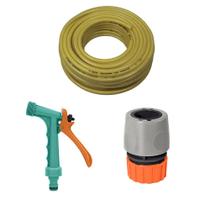 Kit Mangueira de Jardim 1/2 pol 90m + Esguicho Tramontina Kit Mangueira de Jardim 1/2 pol 90m + Esguicho Tramontina