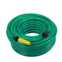 Kit Mangueira Emborrachada Jardim Forte + Esguicho 1/2 - 15m