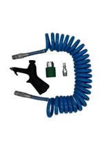 Kit Mangueira Espiral 5 Metros Engate Rápido Schulz Motomil
