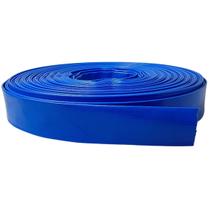 Kit Mangueira Flat Azul 1.1/2” - 5 BAR- Descarga Escoamento Água - 20 Metros Londribor