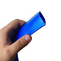 Kit Mangueira Flat Azul 1.1/2” 5 BAR Descarga Escoamento Água 30 Metros Londribor
