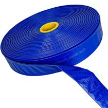 Kit Mangueira Flat Azul 3” - 5 BAR - Descarga Escoamento Água - 10 Metros Londribor