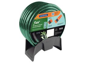 Kit Mangueira Flex Pvc 3 Camadas 15 Metros Verde Tramontina Kit Mangueira Flex Pvc 3 Camadas 15 Metros Verde Tramontina
