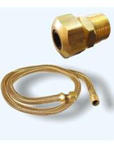 Kit Mangueira Flexível 1,2m E Adaptador Macho