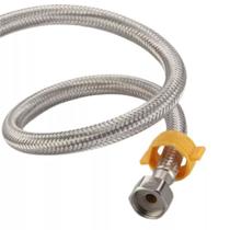 kit Mangueira Flexível de Aço Inox Ducha Higiênica 60cm