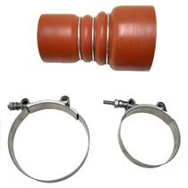 Kit Mangueira Intercooler F250 F350 F4000 1998 até 2013 - Medidas 65x82x140 Com Abraçadeira