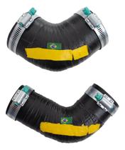 Kit Mangueira Intercooler Frontier X-terra Mwm 2.8 + Abraçs