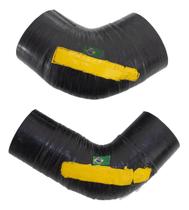 Kit Mangueira Intercooler Frontier X-terra Mwm 2.8 Silicone