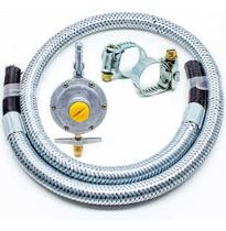 Kit Mangueira Malha De Aço + Registro 2kg