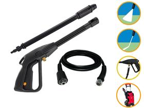Kit Mangueira Nylon 5mt Pistola Lança Branco BL 2000 C Kit Mangueira Nylon 5mt Pistola Lança Branco BL 2000 C