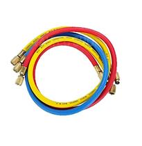 Kit Mangueira Para Manifold R134a R12 R22 R404 1/4 90cm