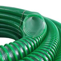 Kit Mangueira Sucção Verde Água Duto Flexível 3 Polegadas - 30 Metros Londribor