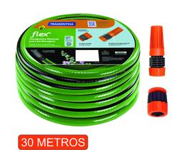 Kit Mangueira Tramontina 10 20 30 m metros 1 POR 2 4 Camadas Jardim Com Esguicho Quintal Reforçada Kit Mangueira Tramontina 10 20 30 m metros 1 POR 2 4 Camadas Jardim Com Esguicho Quintal Reforçada