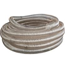 Kit Mangueira Vácuo Sucção Ar PU Transparente Cobreado 4 Polegada - 40 Metros Londribor