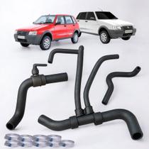Kit Mangueiras Agua Radiador Uno Fire C/ar 2011 2012 2013 Kit Mangueiras Agua Radiador Uno Fire C/ar 2011 2012 2013
