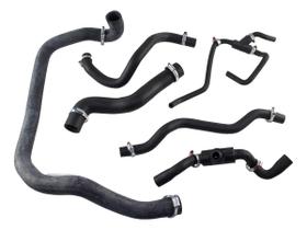 Kit Mangueiras Água Vw Up 1.0 16v 2014 À 2019 + Abraçadeiras