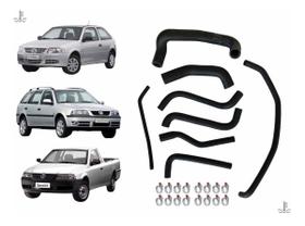 Kit Mangueiras Gol Bola G2 G3 G4 Ap 1.6 1.8 + Abraçadeiras Kit Mangueiras Gol Bola G2 G3 G4 Ap 1.6 1.8 + Abraçadeiras