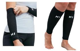 Kit Manguito Curto e Canelito Vôlei Pro Seleção Spry N1 Sport