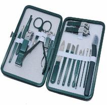 Kit Manicure 18 Pecas Alicate Trim Espatula Tesoura Pinça Kit Manicure 18 Pecas Alicate Trim Espatula Tesoura Pinça