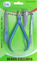 Kit Manicure 4pçs Cuidado Com as Unhas - ID805B Envio Cores Sortidas