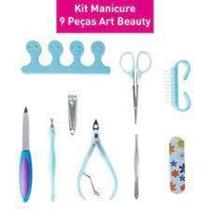 Kit manicure 9pcs azul
