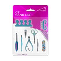 Kit Manicure 9pcs Na Cartela Art Beauty