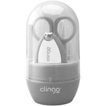Kit Manicure Bebê Clingo 5 Peças Conjunto Higiênico Infantil