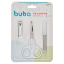 Kit Manicure Bebê infantil Cortador Tesoura Lixa Unha 13612- Buba