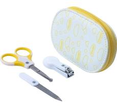 Kit Manicure Com Case Amarelo - Pimpolho